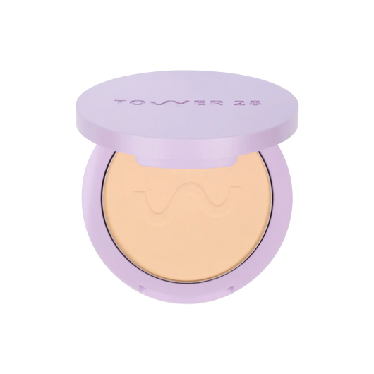Shade: Balboa Banana [The Tower 28 Beauty GetSet Blur + Set Pressed Powder in the shade Balboa Banana]
