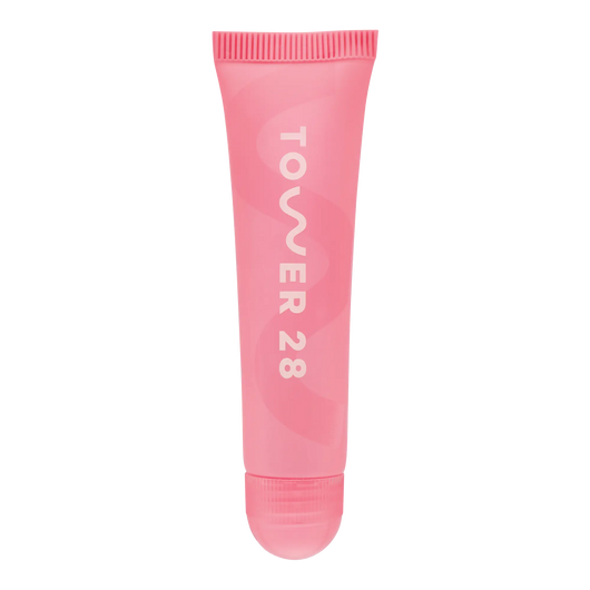 The Tower 28 Beauty LipSoftie™ Lip Treatment in the shade Watermelon Kiwi. [Watermelon Kiwi]