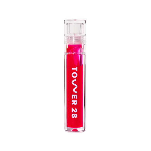 The Tower 28 Beauty ShineOn Lip Jelly in the shade XOXO. [XOXO]